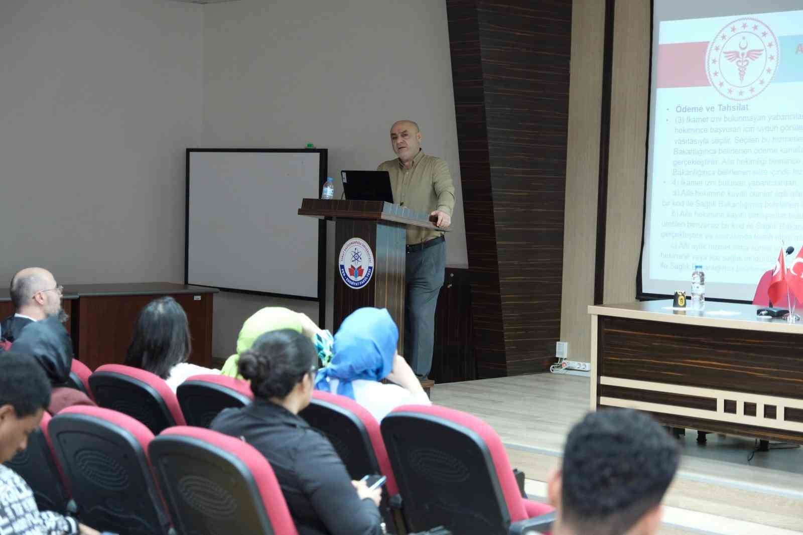 Uluslararası öğrencilere Kırım Kongo Kanamalı Ateşi hastalığına karşı uyarı yapıldı