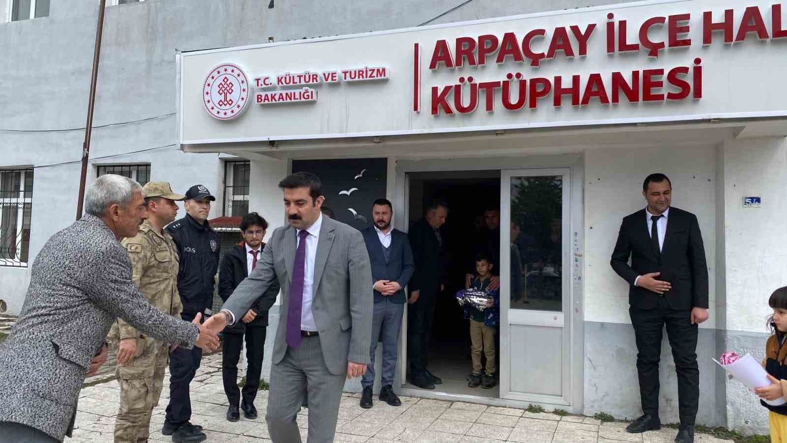 Arpaçay’da Kütüphane Haftası etkinliği