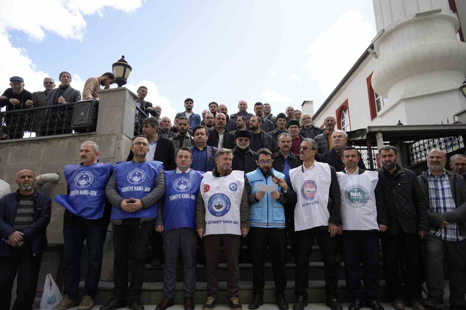 Gümüşhane’de Mescid-i Aksa için basın açıklaması