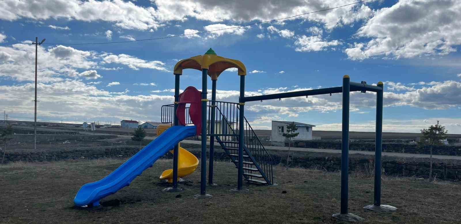 Akyaka’da çocuklara park müjdesi gerçek oldu