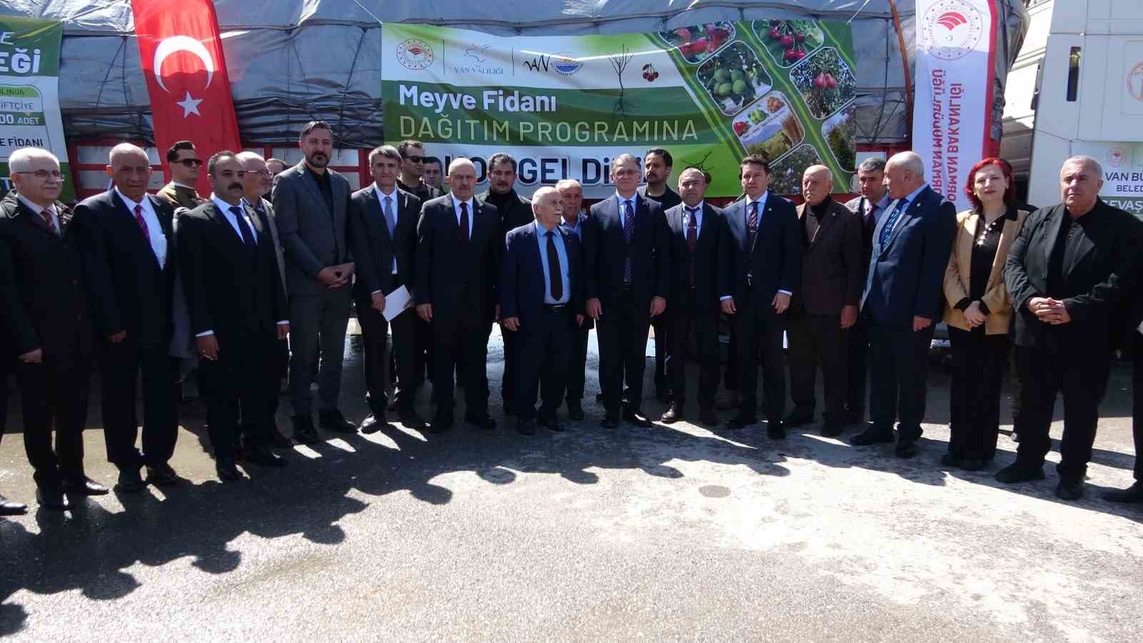 Van’da 5 yılda 4 buçuk milyon fidan toprakla buluşturuldu