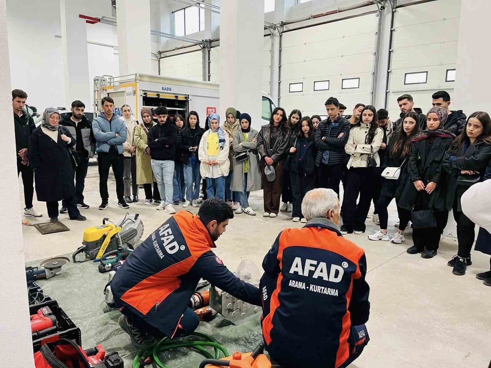 Elazığ’da afet bilinci güçleniyor