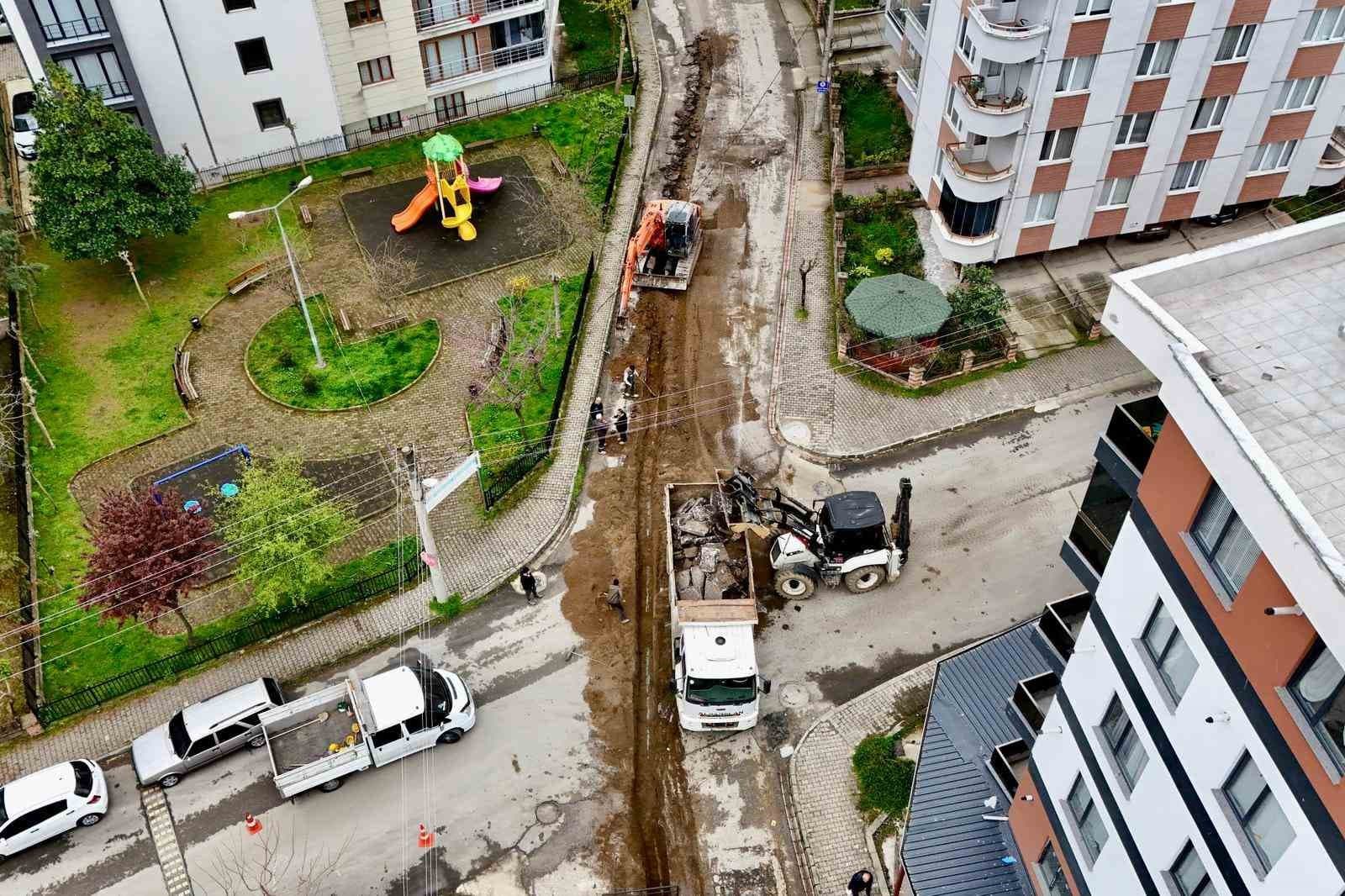 Giresun’da sağlık içme suyu için asbest borular değiştiriliyor