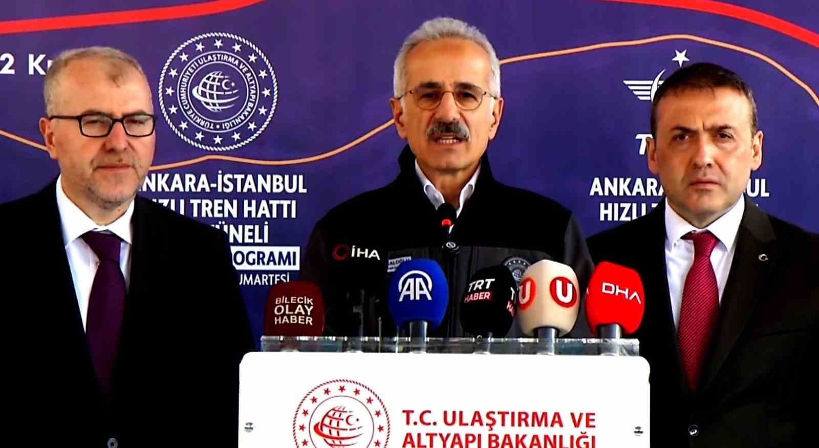 Bakan Uraloğlu: "2009’da açılan YHT’de 110 milyon vatandaşımız yolculuk etti"
