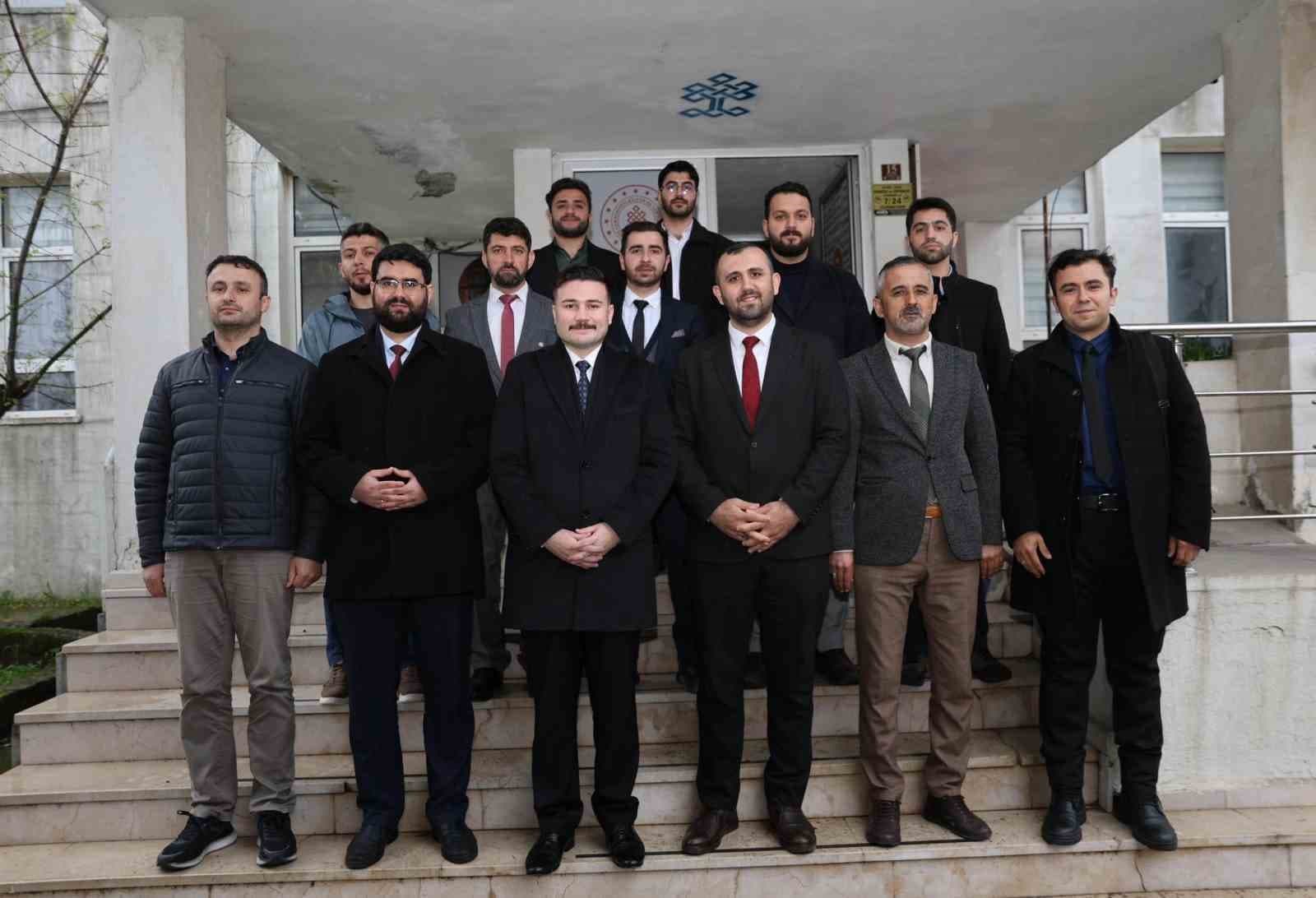 Gökçeada Kaymakamı müftülük personeliyle bir araya geldi