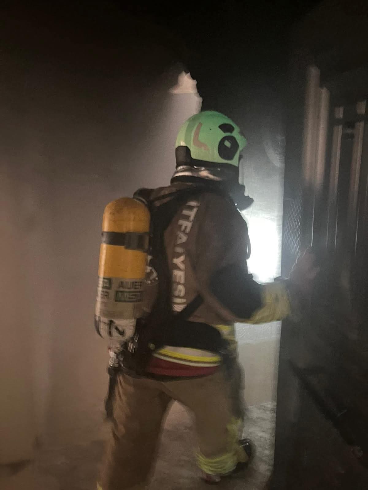 Samadağ’da ev yangını