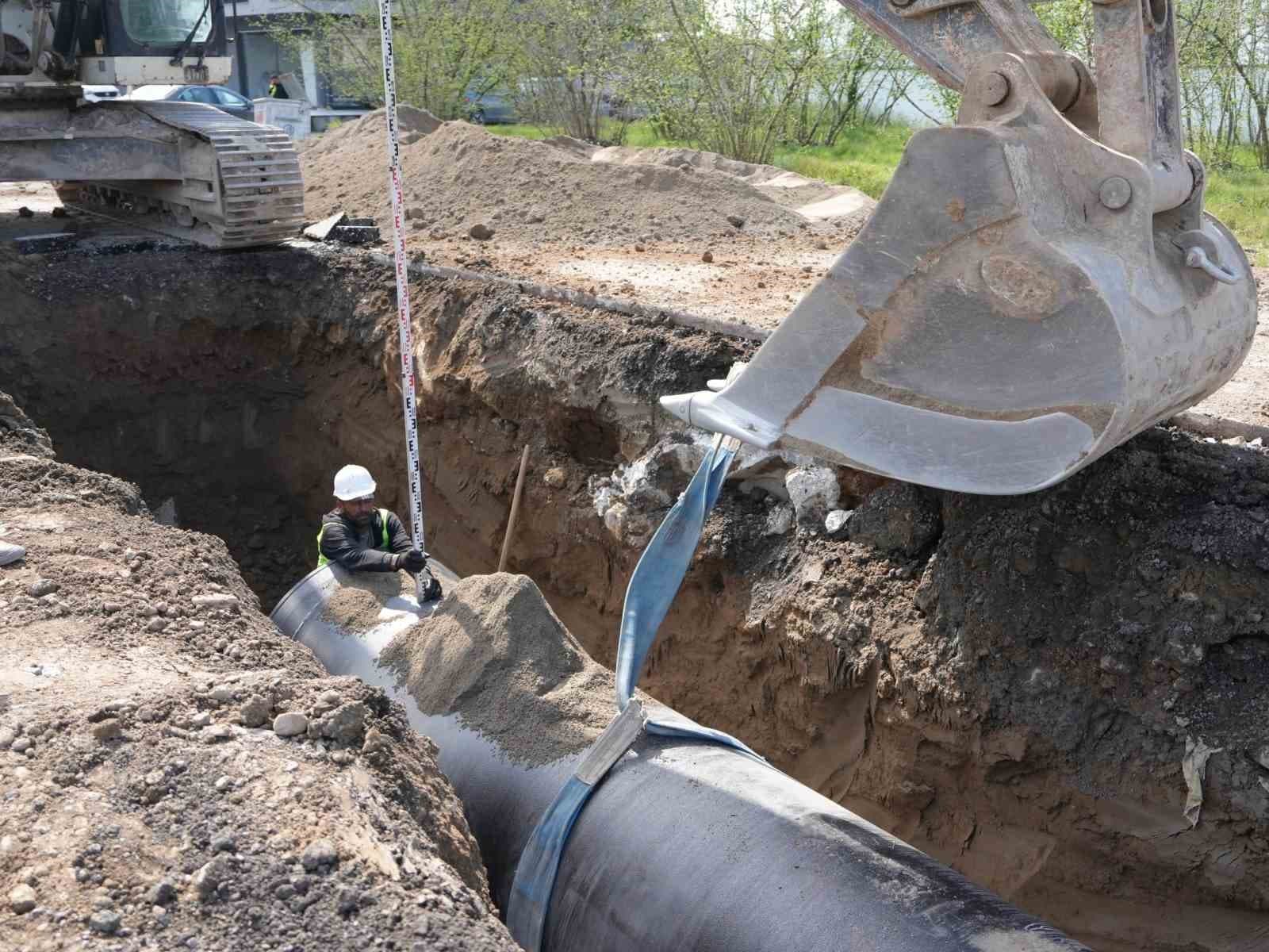 Düzce’de içme suyu altyapısına dev yatırım çalışmalar 2 noktada hızla devam ediyor