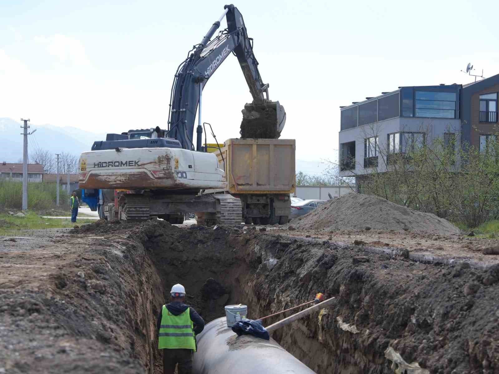 Düzce’de içme suyu altyapısına dev yatırım çalışmalar 2 noktada hızla devam ediyor