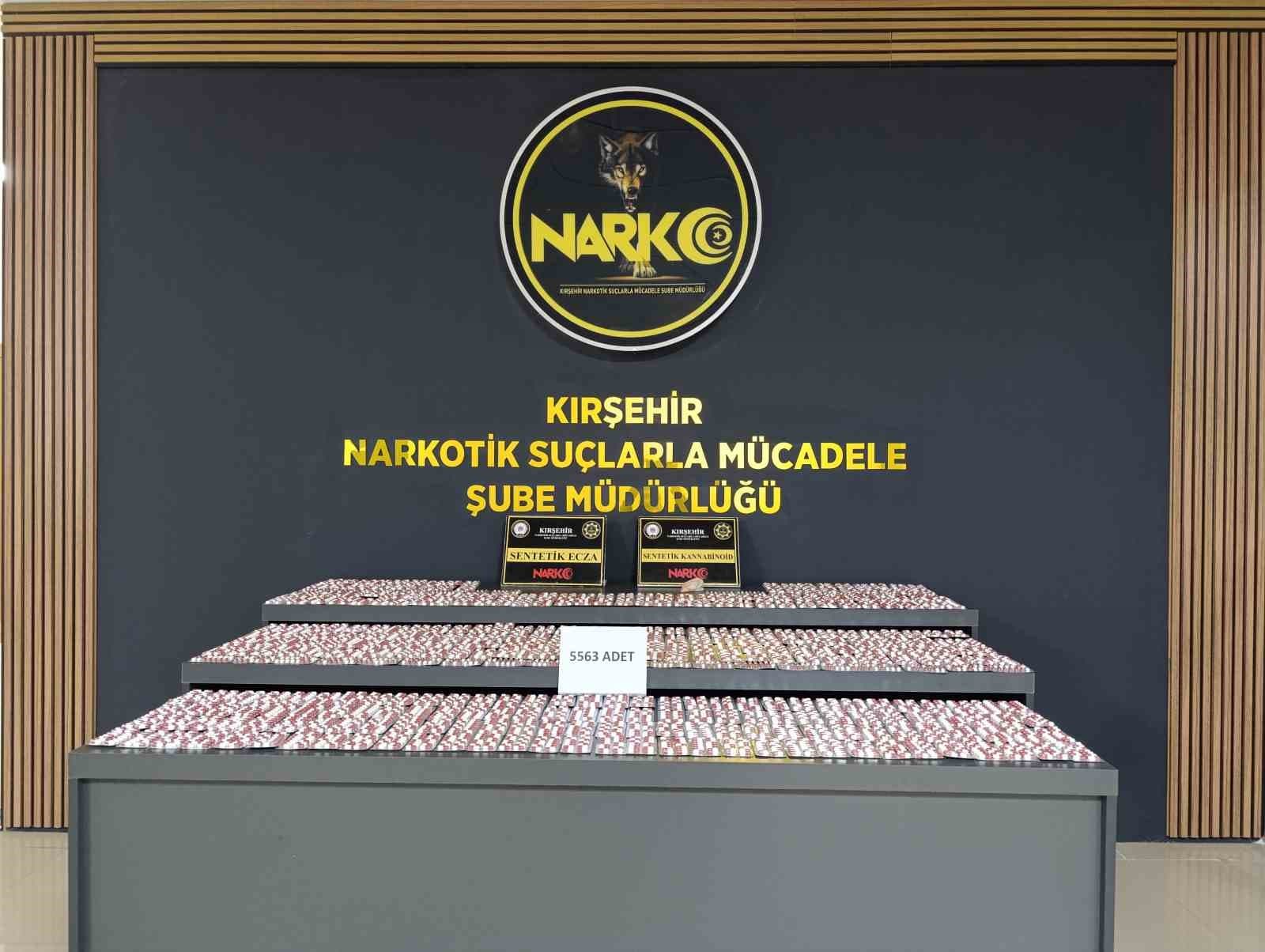 Kırşehir’de zehir tacirine darbe