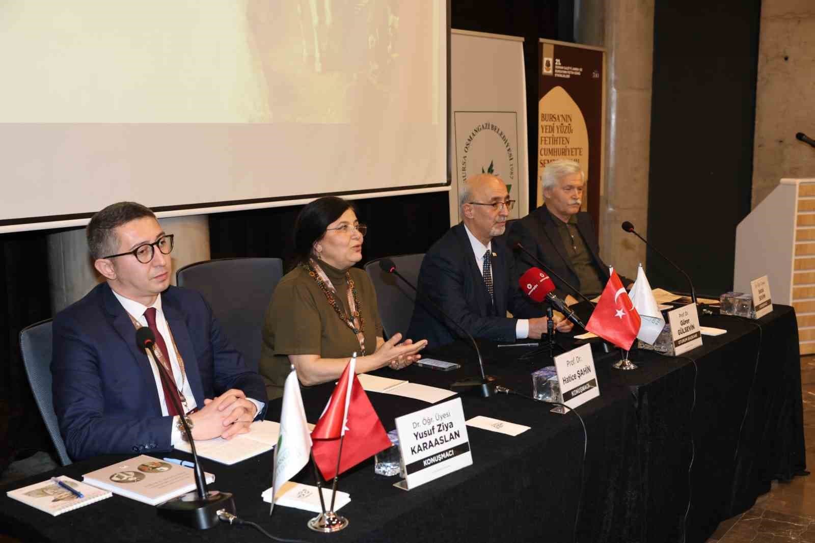 "Bursa’nın Yedi Yüzü" sempozyumu kentin tarihine ışık tuttu