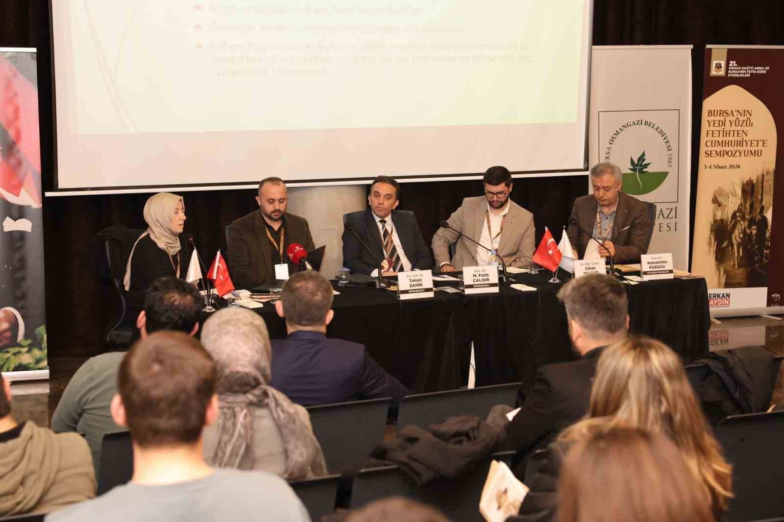 "Bursa’nın Yedi Yüzü" sempozyumu kentin tarihine ışık tuttu