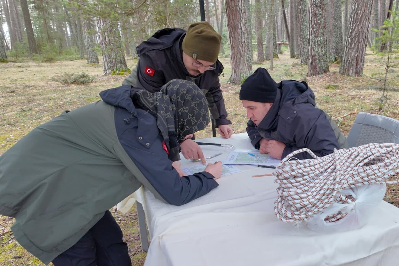Oryantiring parkurunda Düzce ikinci oldu
