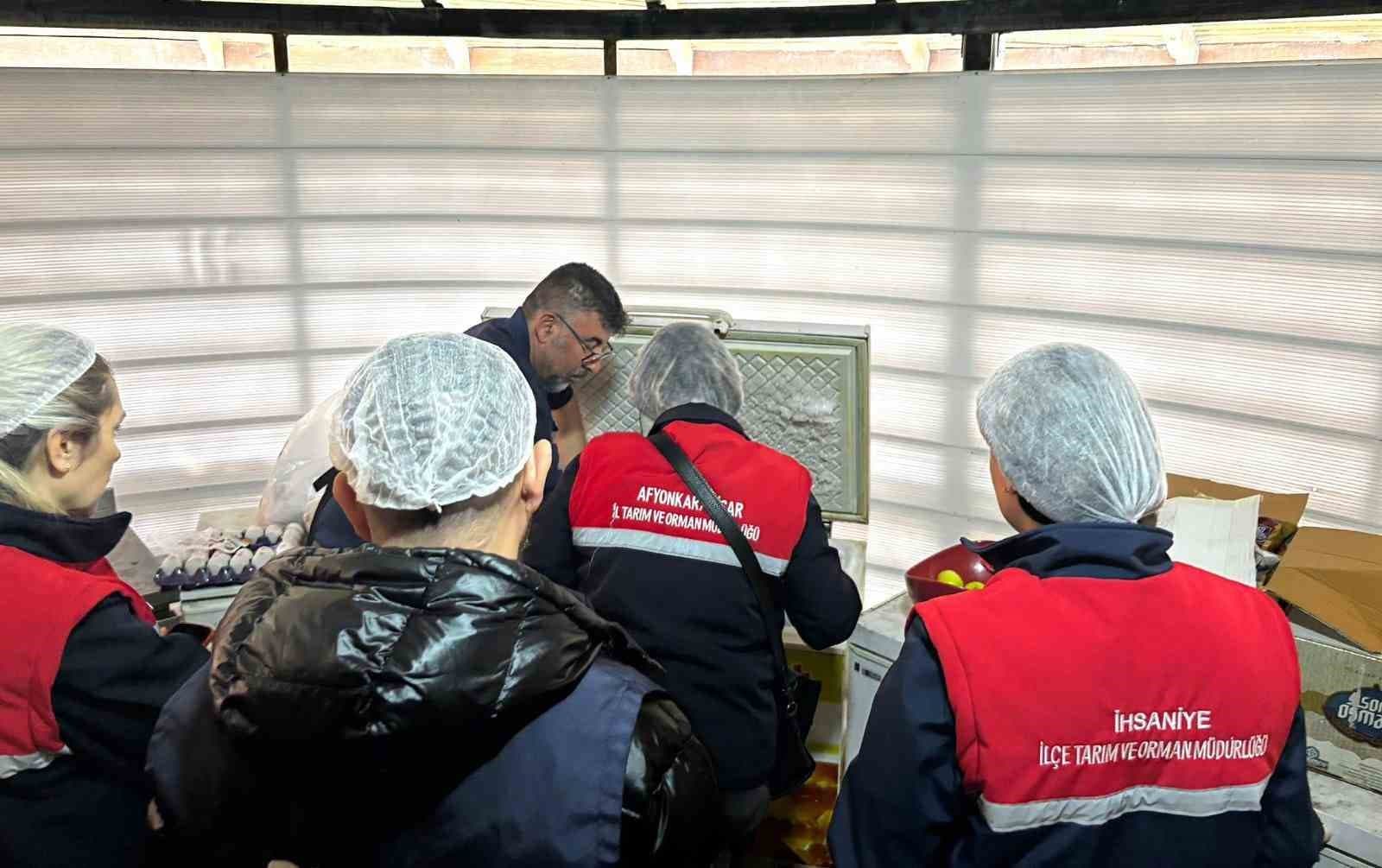 İhsaniye’de gıda işletmelerine yönelik denetim