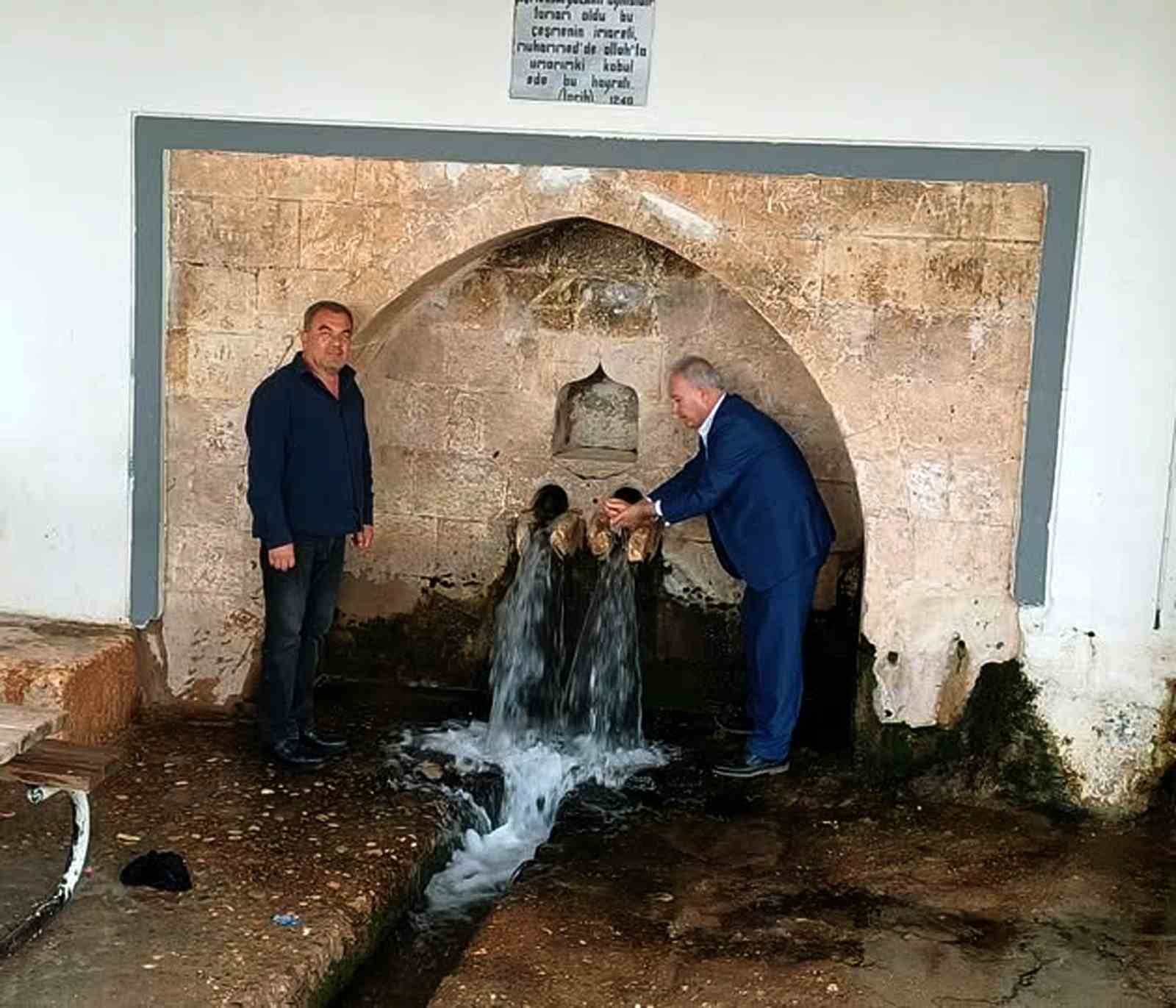 Altun: "Araban’daki tarihi çeşmelerimiz yok olmadan kurtarılmayı bekliyor"