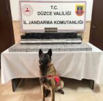 Düzce’de tırda bin 69 paket kaçak sigara ele geçirildi