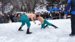 Artvin’de ’Kar Üstünde Karakucak Güreşleri’ yapıldı