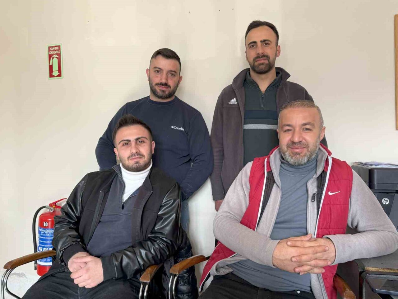 Brandalı kayak renkli görüntülere sahne oldu