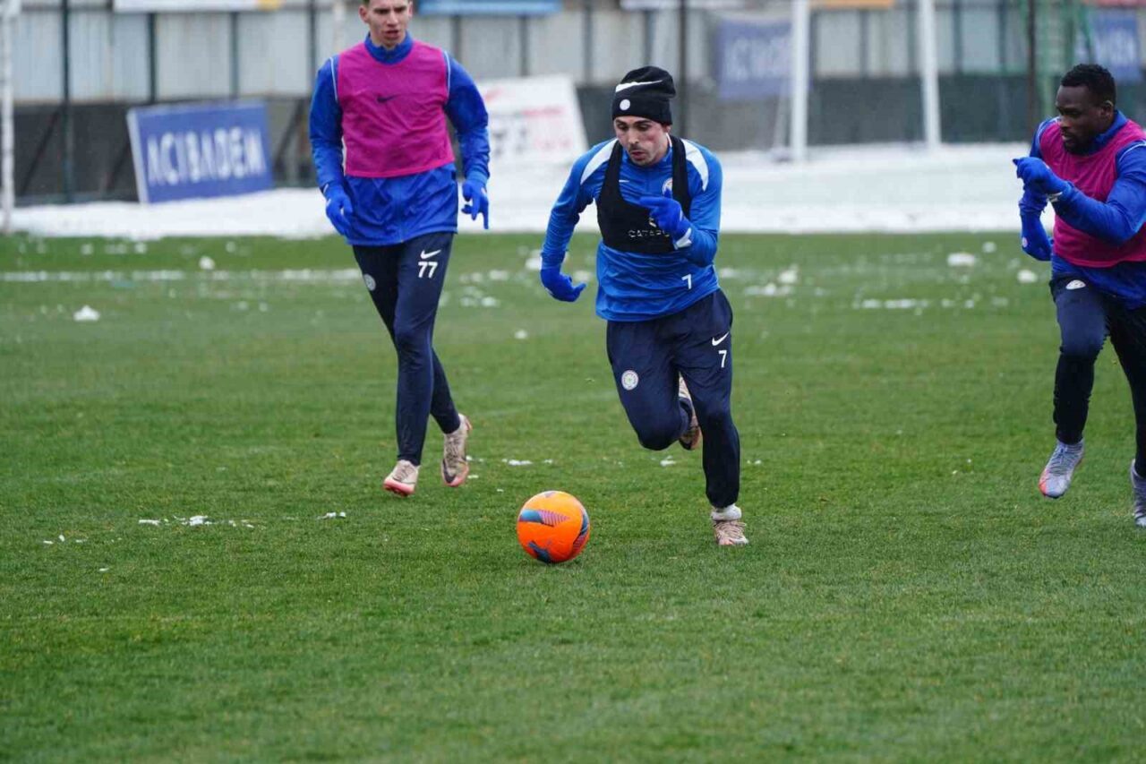 Çaykur Rizespor Samsunspor hazırlıklarını sürdürdü