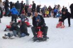 Yarıyıl tatilinin son gününde Ilgaz Dağı’nda kayarak eğlendiler