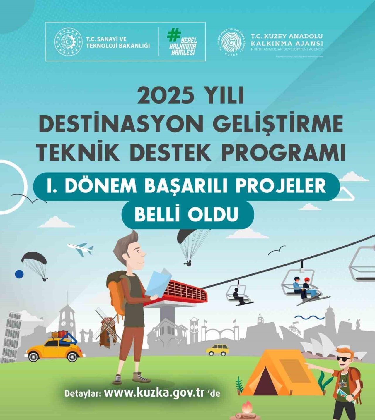 Destinasyon Geliştirme Teknik Destek Programı başarılı projeleri belli oldu