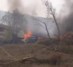 Garajda çıkan yangın güçlükle söndürüldü