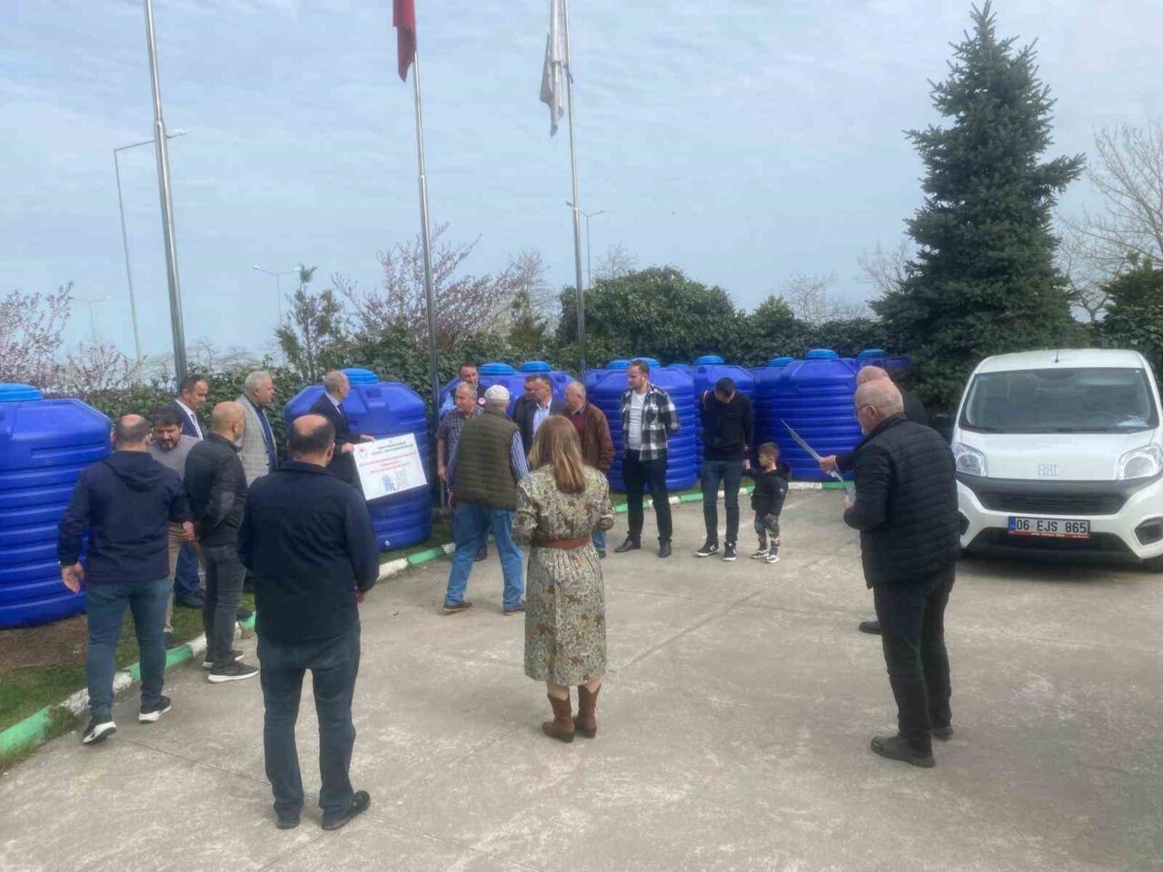 Giresun’da yağmur hasadı ile tarımsal sulama projesi hayata geçirildi