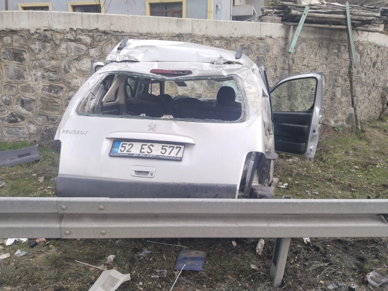 Gümüşhane’de trafik kazası: 4 yaralı