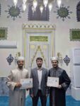 Hatimle teravihe katılan cemaate başarı belgesi