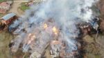 Kastamonu’da yangında 3 ev, 6 ahır, 9 samanlık ve 2 ambar kullanılamaz hale geldi