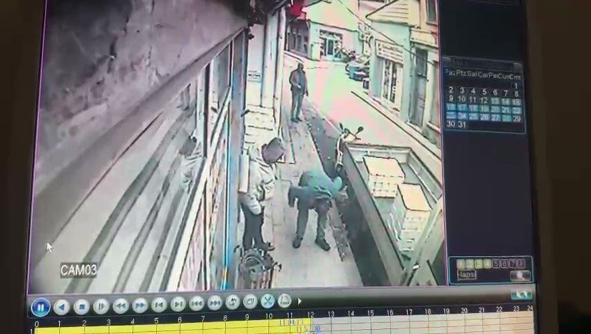 Kedinin tezgahtan balık alması kamerada