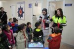 Minik öğrencilerden Emniyet Müdürlüğüne ziyaret