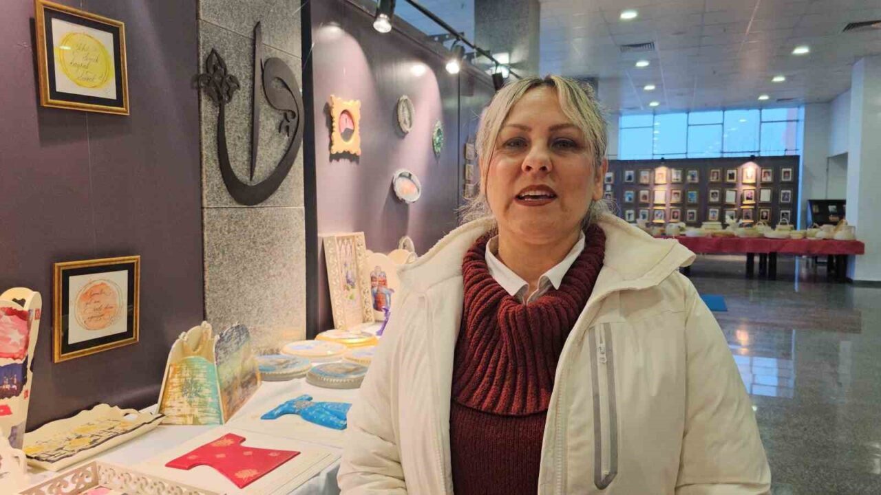 Şehit ve gazi yakınları sanatla anılarını yaşattı