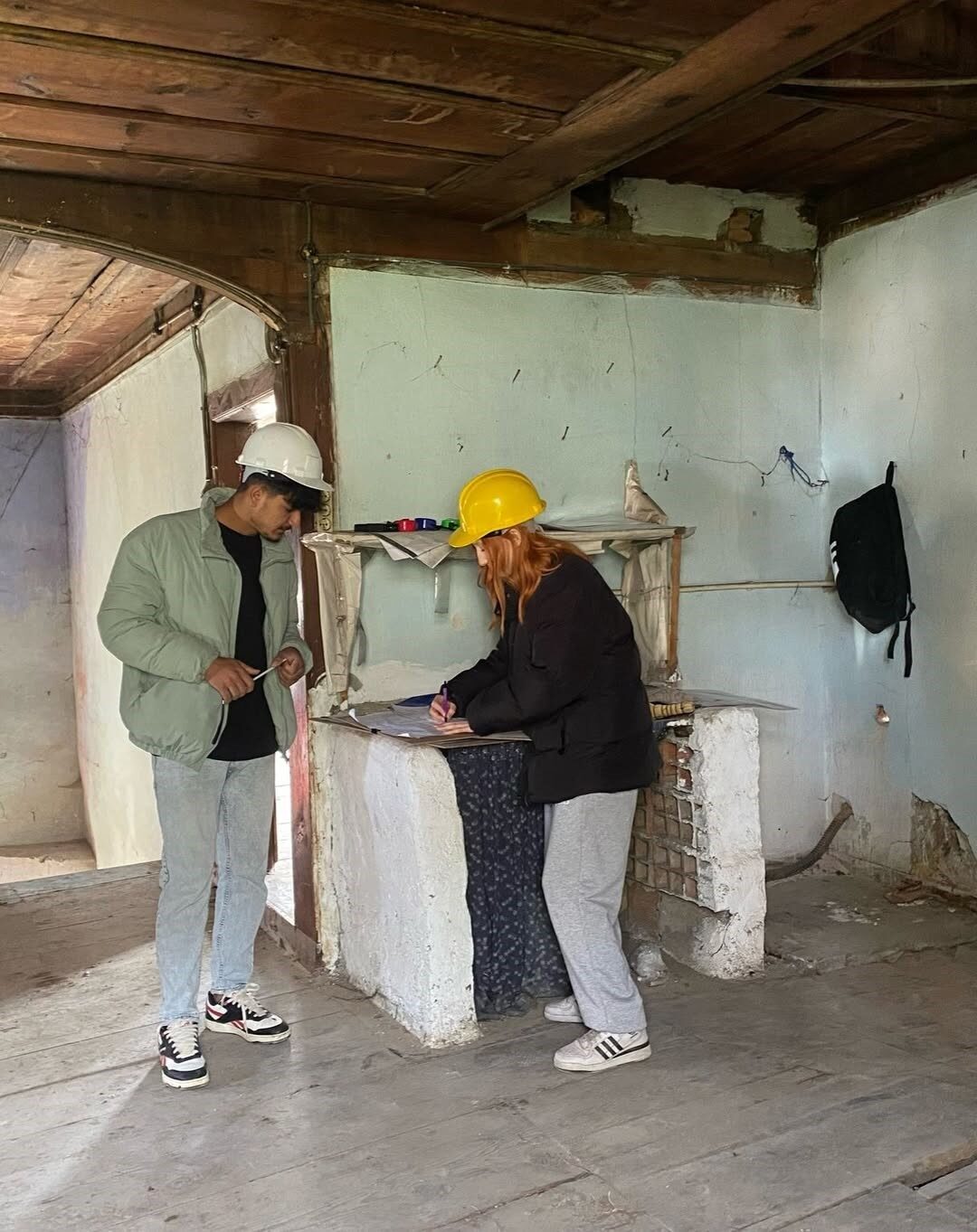 Sinop’ta öğrencilerden tarihi yapıya rölöve çalışması