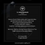 Şırnak’a 2 hafta önce gönüllü giden Doktor Koray Arslan’dan acı haber geldi