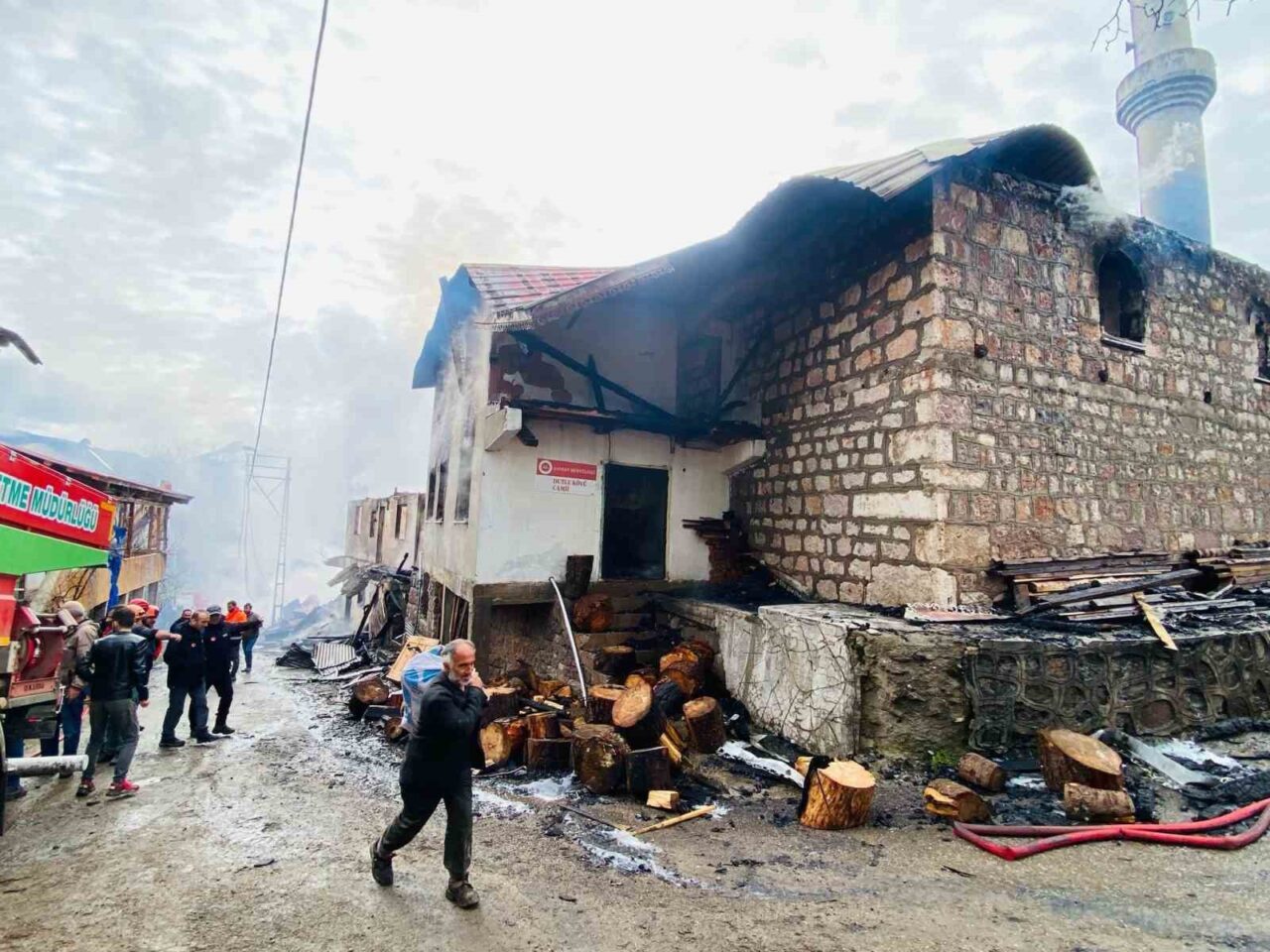 Artvin Şavşat’ta yangın