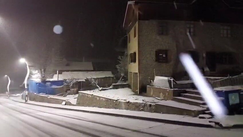 Ayder Yaylası beyaza büründü