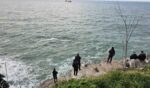 Balıkçılar falezlerde hafta sonunun tadını çıkardı