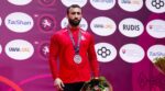 BARÜ’lü milli güreşçi Burhan Akbudak, Avrupa üçüncüsü oldu