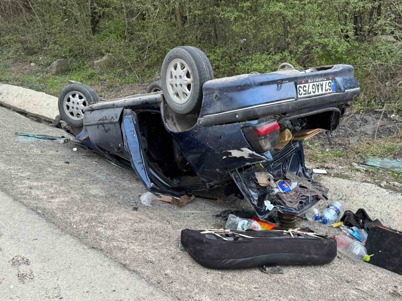 Bayram ziyareti dönüşü feci kaza: 11 yaralı