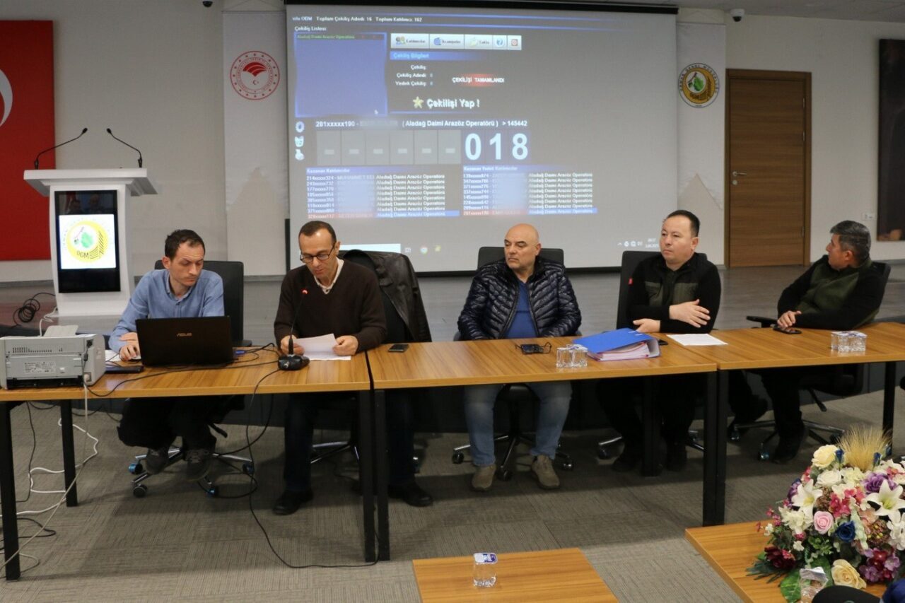 Bolu Orman Bölge Müdürlüğü’ne 78 işçi alımı için kura çekildi