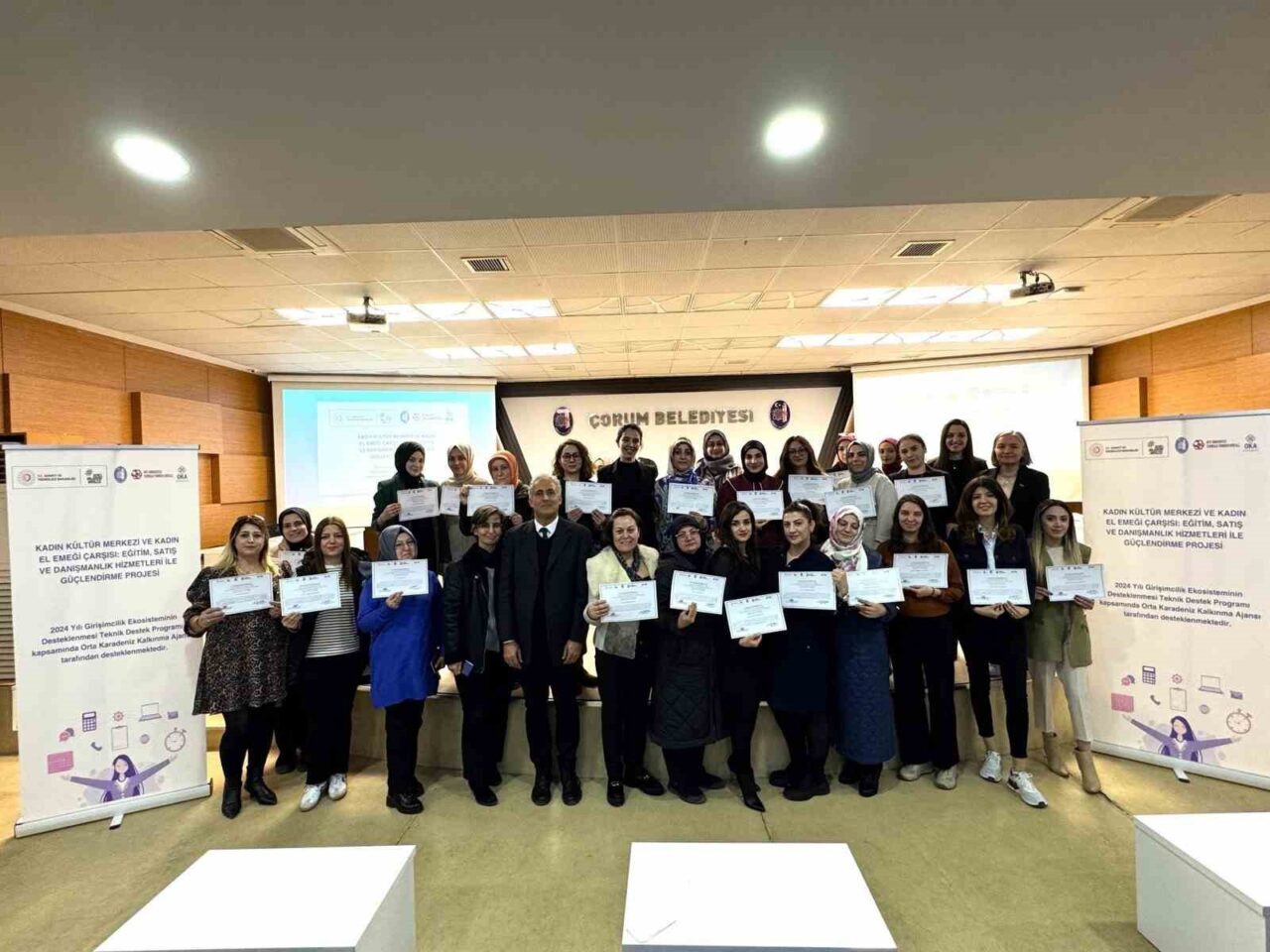 Çorum Belediyesi’nden girişimci kadınlara destek
