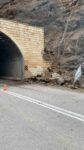 Gümüşhane’de tünel çıkışında heyelan