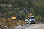 Kastamonu’da heyelanda çöken yoldaki çalışmalar sürüyor