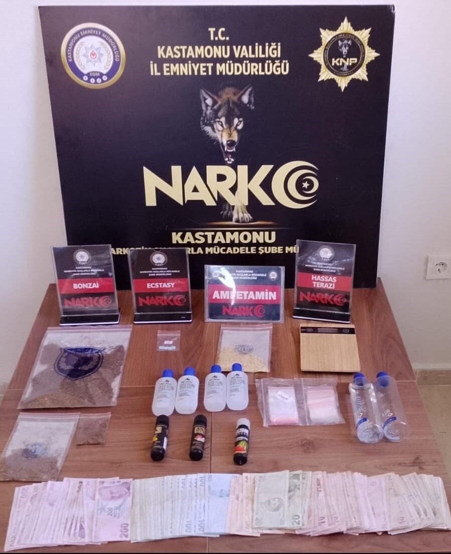Kastamonu’da uyuşturucu operasyonu: 1 gözaltı