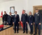Kaymakam Böçkün emniyet personelini makamında ağırladı