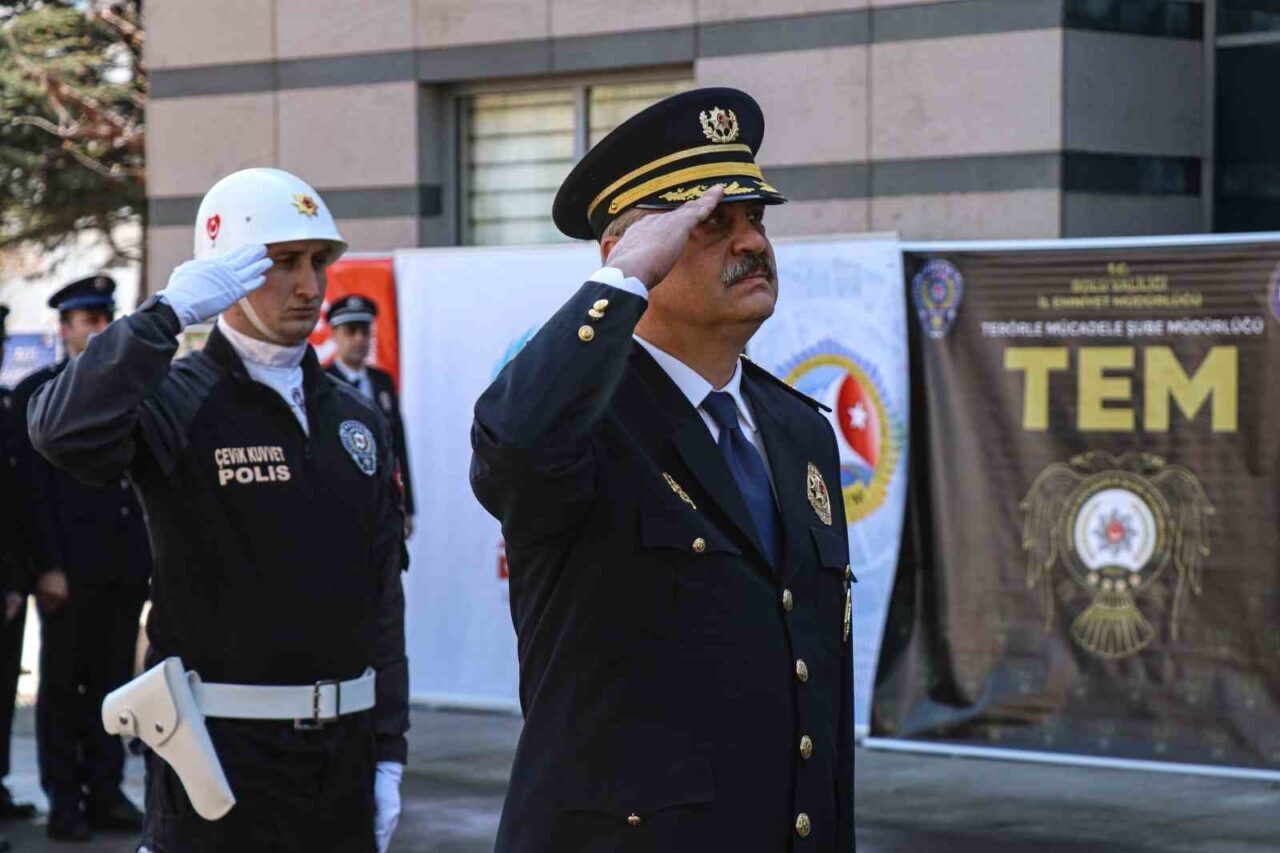 Polis Teşkilatı’nın 180. yılı Bolu’da törenle kutlandı