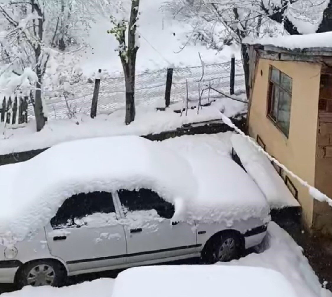 Sinop’ta nisan karı hayatı olumsuz etkiledi