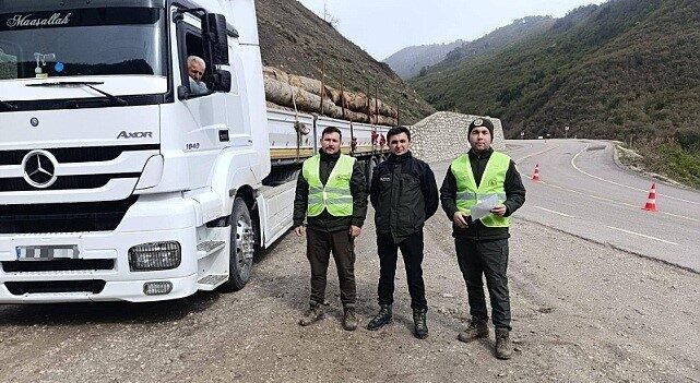 Sinop’ta orman kaçakçılığına karşı denetim