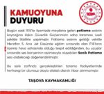 Taşova’da duyulan patlama sesi korkuttu
