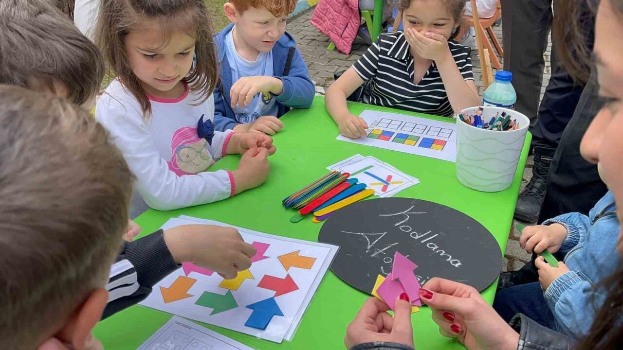 Anaokulu öğrencileri doyasıya eğlendi